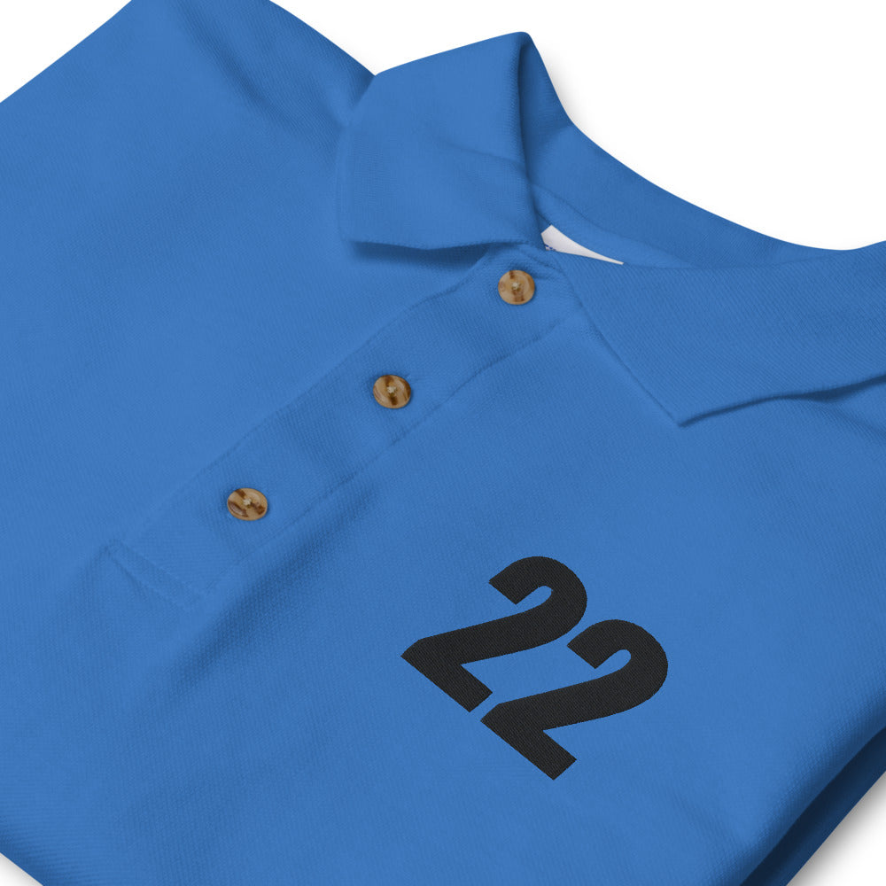 '22 Embroidered Polo Shirt